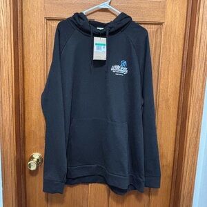 Nike Black Sport Performance Hooded Sweatshirt Sz XL. NWT